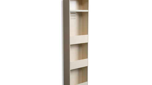 Schuhschrank M2 kollektion aus Metall in Creme Schuhschrank Betty Cremeweiß - ca. 29 x 176 cm