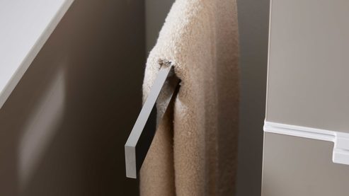 Badmöbel-Set Interliving aus Holz in Beige Interliving Bad Serie 3710 - Badmöbel-Set Macchiato & Weiß