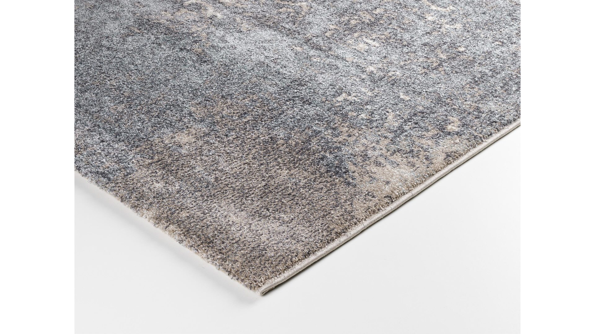 Webteppich Oci aus Kunstfaser in Türkis Designerteppich Butterfly Admiral türkis & naturfarben gemusterte Kunstfaser – ca.  200 x 290 cm