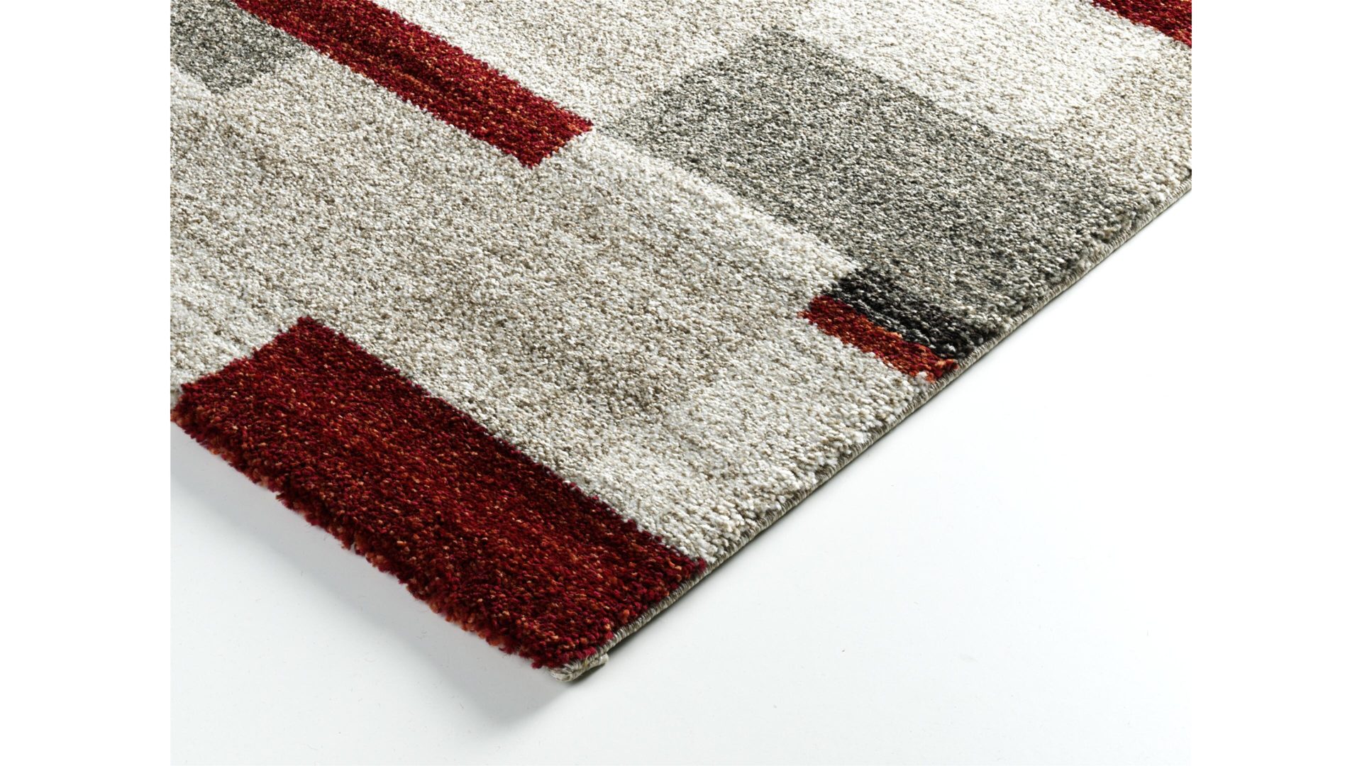 Webteppich Oci aus Kunstfaser in Rot Webteppich Castle Beppo für Ihre Wohnaccessoires rote, beige & braune Kunstfaser – ca. 160 x 230 cm