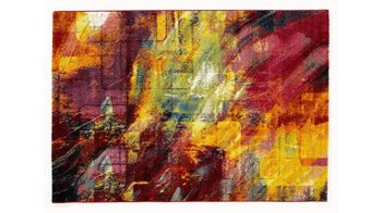 Webteppich Oci aus Kunstfaser in Mehrfarbig Moderner Webteppich Happiness New Brush multicolorierte Kunstfaser – ca. 120 x 170 cm