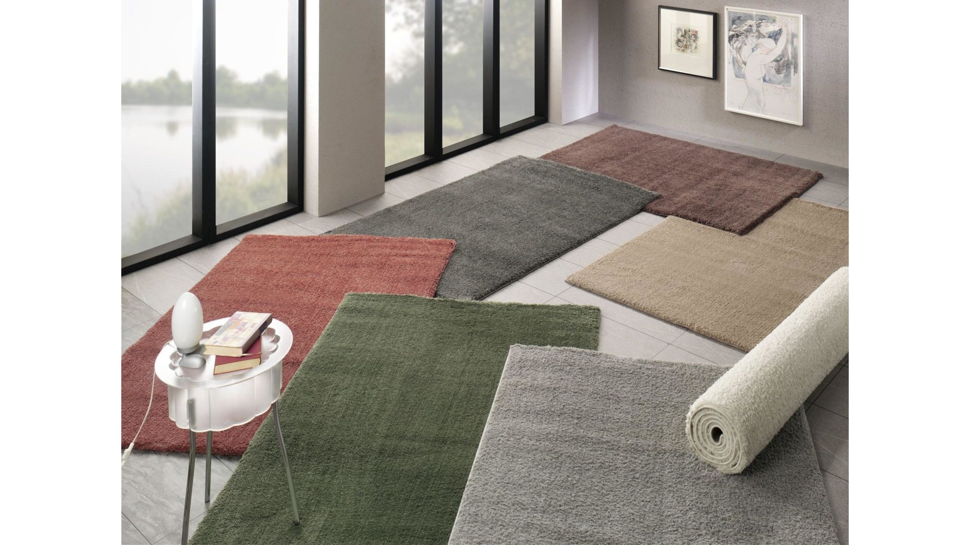 Hochflorteppich Oci aus Kunstfaser in Grau Hochflorteppich Soft Dream für Ihre Wohnaccessoires graue Kunstfaser – ca. 65 x 130 cm