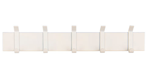 Wandgarderobe Mirrors and more aus Metall in Beige Wandgarderobe Doro Sandfarben - Breite ca. 50 cm