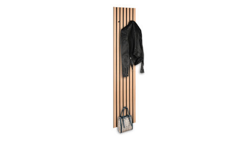 Wandgarderobe Mirrors and more aus Holz in Holzfarben Garderobenprogramm Grace Artisan Eiche - ca. 25 x 160 cm