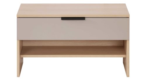 Garderoben-Set Interliving aus Holz in Grau Interliving Garderobe Serie 6015 - Garderoben-Set Steingrau & Eiche - sechsteilig