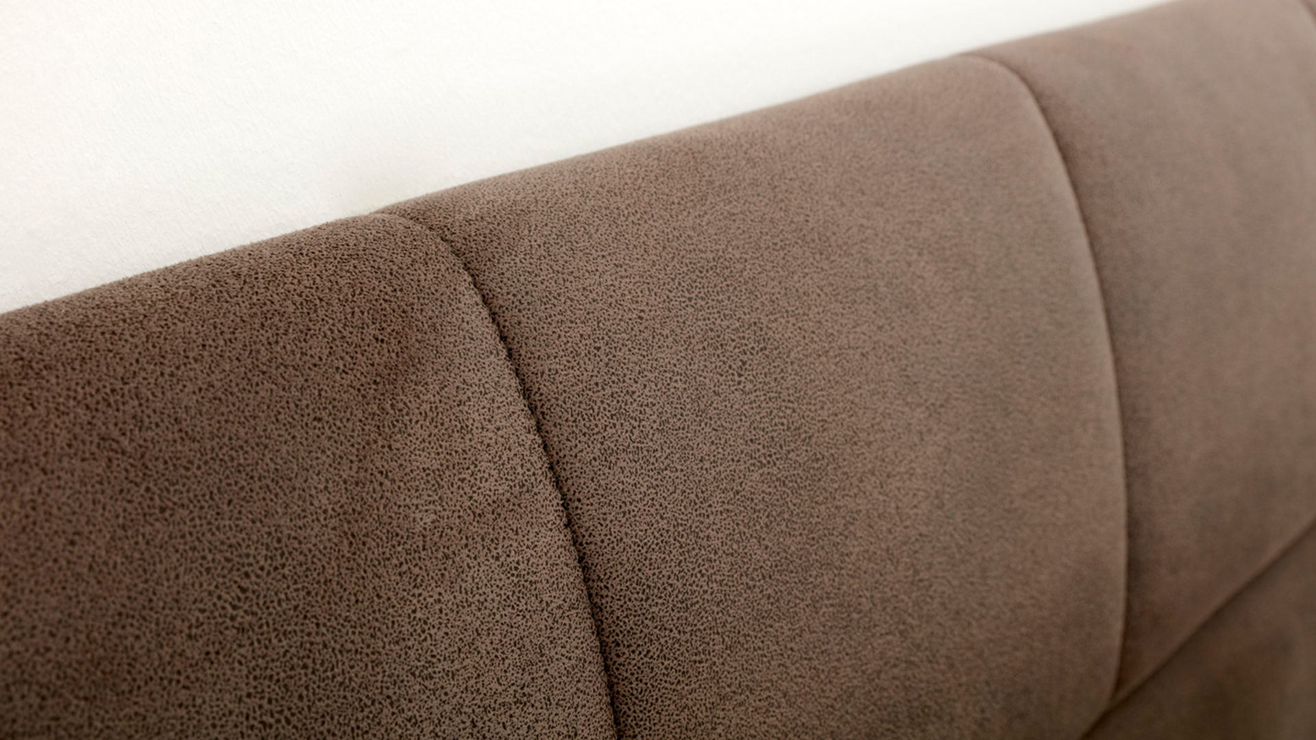 Polsterbett Ada | nova butor aus Stoff in Braun Polsterbett Malea brauner Stoffbezug 8.GDU 19 – Liegefläche ca. 180 x 200 cm