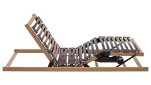 Lattenrost Interliving aus Holz in Holzfarben Interliving Lattenrost Serie 1952 - Smartrahmen mit Funk-Fernbedienung zweifach motorisch mit Funk-Fernbedienung – Liegefläche ca. 90 x 200 cm