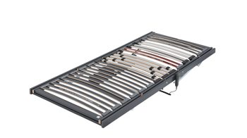 Lattenrost Interliving aus Holz in Grau Interliving Lattenrost Serie 1941 mit Motorfunktionen motorische Rücken- & Fußteilverstellung – Liegefläche ca. 90 x 190 cm