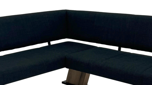 Eckbank Hela aus Holz in Anthrazit Polstereckbank Lyon REB Anthrazit & Artisan Eiche - Stellfläche ca. 148 x 203 cm