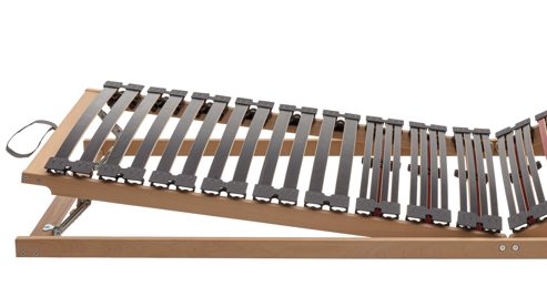 Lattenrost Interliving aus Holz in Holzfarben Interliving Lattenrost Serie 1953 mit langen Verstellzonen manuell verstellbar – Liegefläche ca. 80 x 200 cm