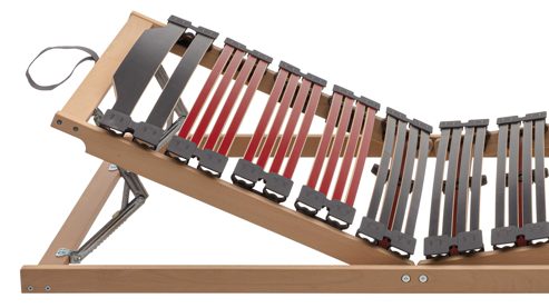 Lattenrost Interliving aus Holz in Holzfarben Interliving Lattenrost Serie 1953 mit langen Verstellzonen manuell verstellbar – Liegefläche ca. 80 x 200 cm