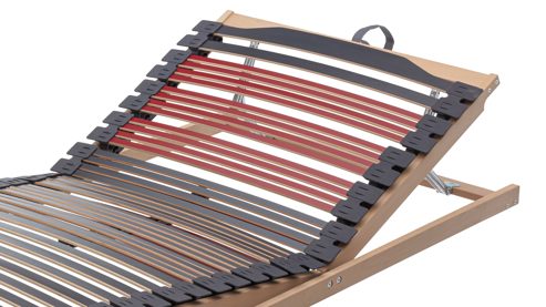 Lattenrost Interliving aus Holz in Holzfarben Interliving Lattenrost Serie 1953 mit langen Verstellzonen manuell verstellbar – Liegefläche ca. 90 x 200 cm