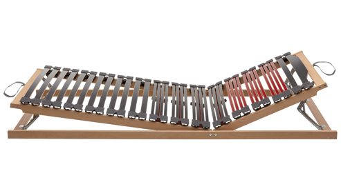 Lattenrost Interliving aus Holz in Holzfarben Interliving Lattenrost Serie 1953 mit langen Verstellzonen manuell verstellbar – Liegefläche ca. 120 x 200 cm
