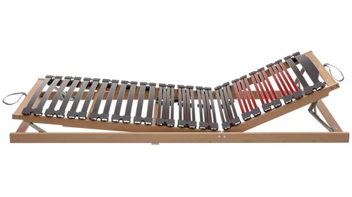 Lattenrost Interliving aus Holz in Holzfarben Interliving Lattenrost Serie 1953 - V6355 mit Hebehilfe & manuell verstellbar – Liegefläche ca. 90 x 200 cm