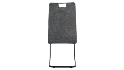 Schwingstuhl Hela aus Stoff in Anthrazit Schwingstuhl Kerstin II S Anthrazit & schwarzes Metall