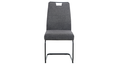 Schwingstuhl Hela aus Stoff in Anthrazit Schwingstuhl Kerstin II S Anthrazit & schwarzes Metall