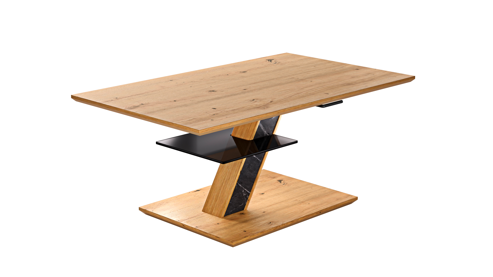 Couchtisch Vierhaus aus Holz in Holzfarben vierhaus Couchtisch 5734-WEI-WEI Wildeiche - ca. 100 x 60 cm