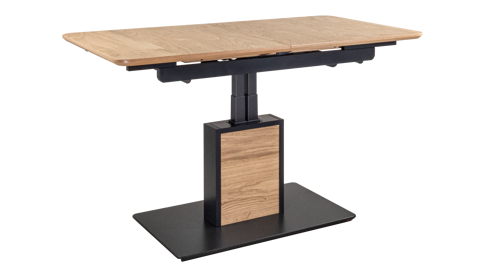 Couchtisch Vierhaus aus Holz in Holzfarben vierhaus Couchtisch 2330-WEI-WEI Wildeiche - ca. 115 - 155 x 53 - 72 cm