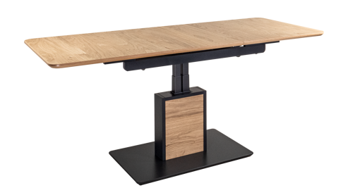 Couchtisch Vierhaus aus Holz in Holzfarben vierhaus Couchtisch 2330-WEI-WEI Wildeiche - ca. 115 - 155 x 53 - 72 cm