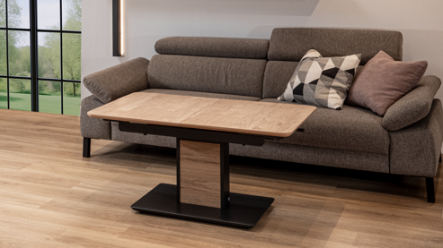 Couchtisch Vierhaus aus Holz in Holzfarben vierhaus Couchtisch 2330-WEI-WEI Wildeiche - ca. 115 - 155 x 53 - 72 cm