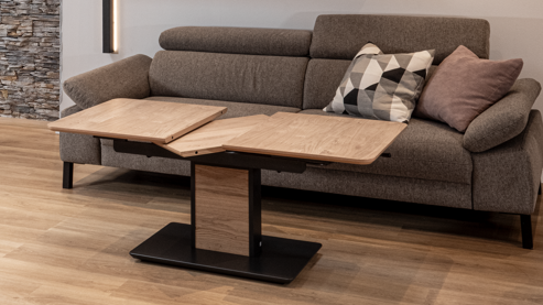 Couchtisch Vierhaus aus Holz in Holzfarben vierhaus Couchtisch 2330-WEI-WEI Wildeiche - ca. 115 - 155 x 53 - 72 cm