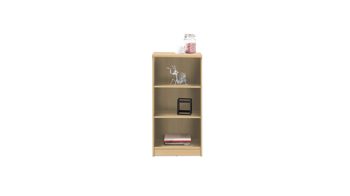Regal Bega-consult aus Holz in Holzfarben Bücherregal bzw. Standregal buchefarbene Kunststoffoberflächen – Höhe ca. 111 cm, zwei Böden