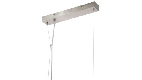 Pendelleuchte Globo lighting aus Glas in Mehrfarbig GLOBO Hängelampe Arezzo mehrfarbiges Glas & Nickel - Länge ca. 90 cm