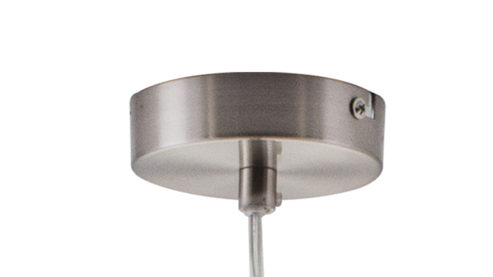 Pendelleuchte Globo lighting aus Glas in Braun GLOBO Hängelampe Paso amberfarbenes Glas & Nickel – Durchmesser ca. 22 cm