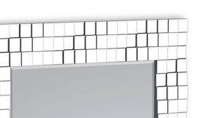 Spiegel Mirrors and more aus Spiegel in Silber Rahmenspiegel Pauline Silber - ca. 100 x 200 cm