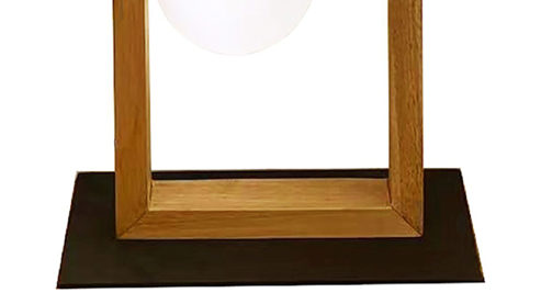 Stehleuchte Globo lighting aus Holz in Holzfarben GLOBO Lampen Serie Nanda - Stehlampe Holz & opalweißes Glas - Höhe ca. 110 cm