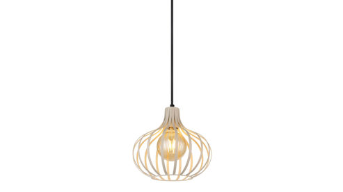 Pendelleuchte Globo lighting aus Metall in Beige GLOBO Lampen Serie Mateo - Hängelampe beiges Metall - Durchmesser ca. 40 cm