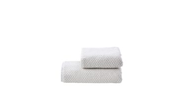 Handtuch-Set Done by karabel home company aus Stoff in Beige done Handtuch-Set Provence Honeycomb - Heimtextilien beige Baumwolle  – zweiteilig