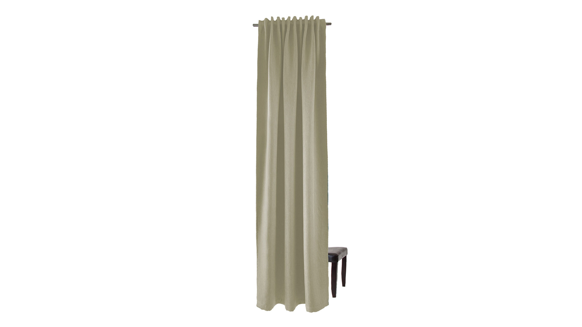 Schlaufenschal Indes fuggerhaus aus Stoff in Beige HOMING Schlaufenschal Galdin cremefarben -ca. 140 x 245 cm