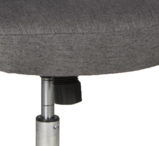 Chefsessel Duo collection aus Stoff in Grau Chefsessel Kimi anthrazitfarben & dunkelgraue Stoffkombination, Chrom-Fußkreuz