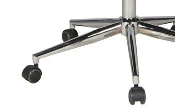 Chefsessel Duo collection aus Stoff in Grau Chefsessel Kimi anthrazitfarben & dunkelgraue Stoffkombination, Chrom-Fußkreuz