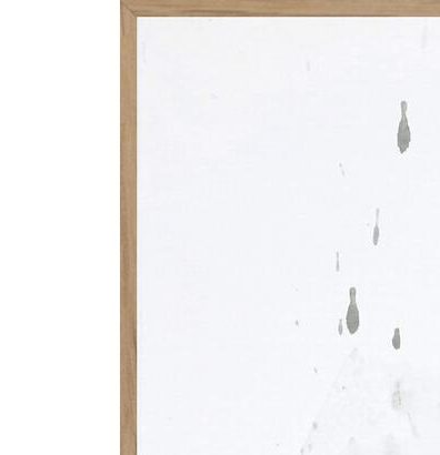 Kunstdruck Malerifabrikken aus Karton / Papier / Pappe in Grün Posterboard Flowerline 2 mit Rahmen Motiv Flowerline 2 & Eichenholzrahmen – ca. 50 x 70 cm