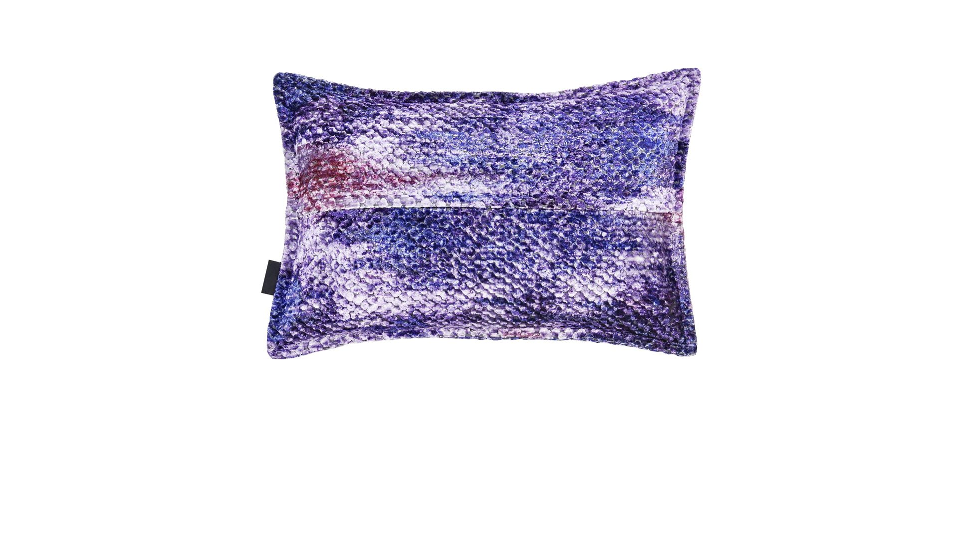 Kissenbezug /-hülle Done.® aus Stoff in Lila done.® Kissenhülle Cushion Glam Colour lila gemusterter Samt – ca. 40 x 60 cm
