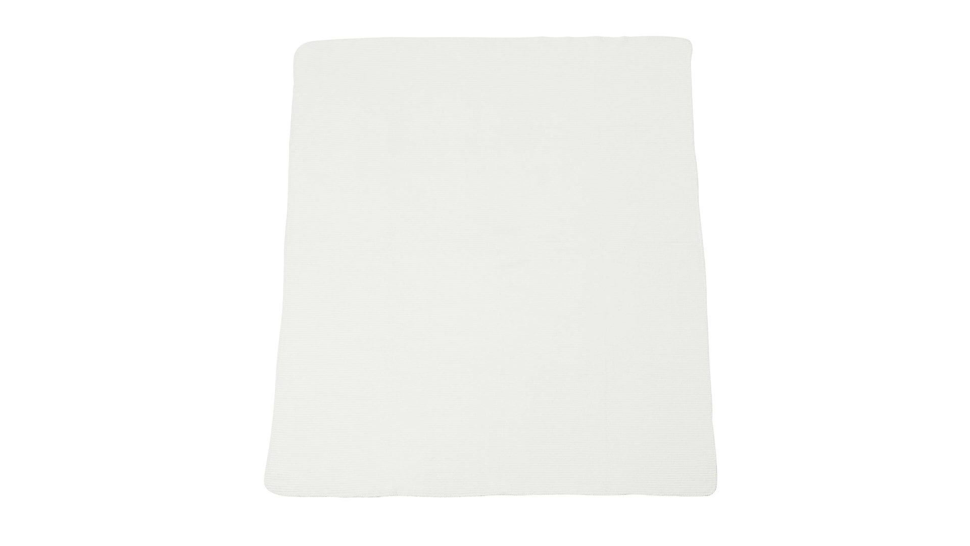 Wohndecke Done.® aus Stoff in Weiß done.® Wohndecke Coco weißes Mischgewebe – ca. 150 x 200 cm