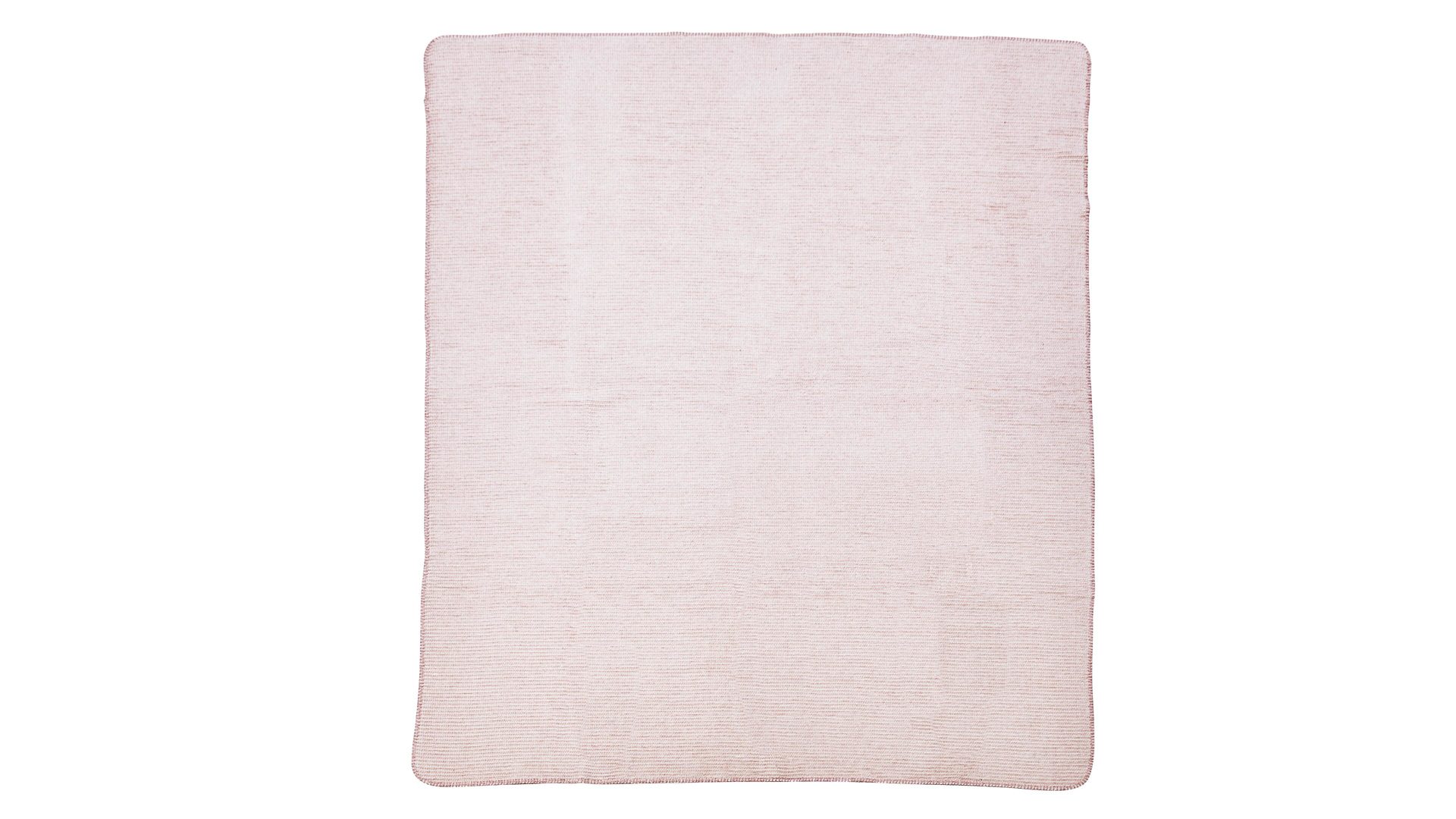 Wohndecke Done.® aus Stoff in Pink done.® Wohndecke Coco altrosafarbenes Mischgewebe – ca. 150 x 200 cm