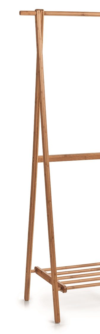 Standgarderobe Zeller present aus Holz in Holzfarben Garderobenständer Bambusholz - Höhe ca. 159 cm