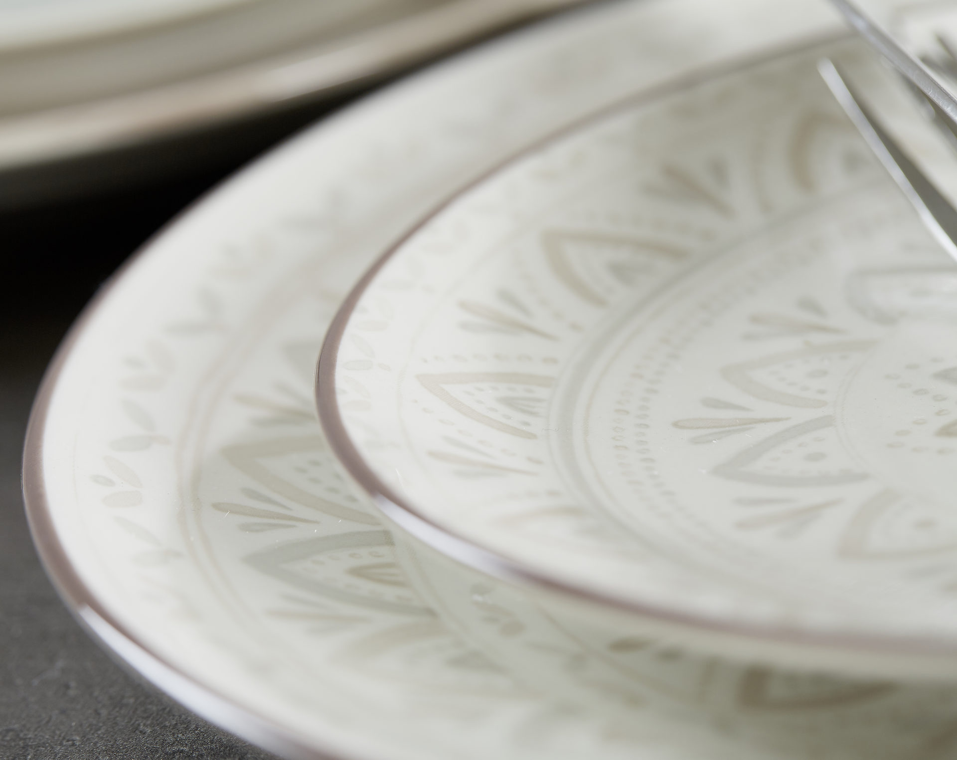 Tafelservice Ritzenhoff & breker aus Porzellan in Braun Tafelservice Valencia braunes Porzellan - 4-teilig, Tafelgeschirr