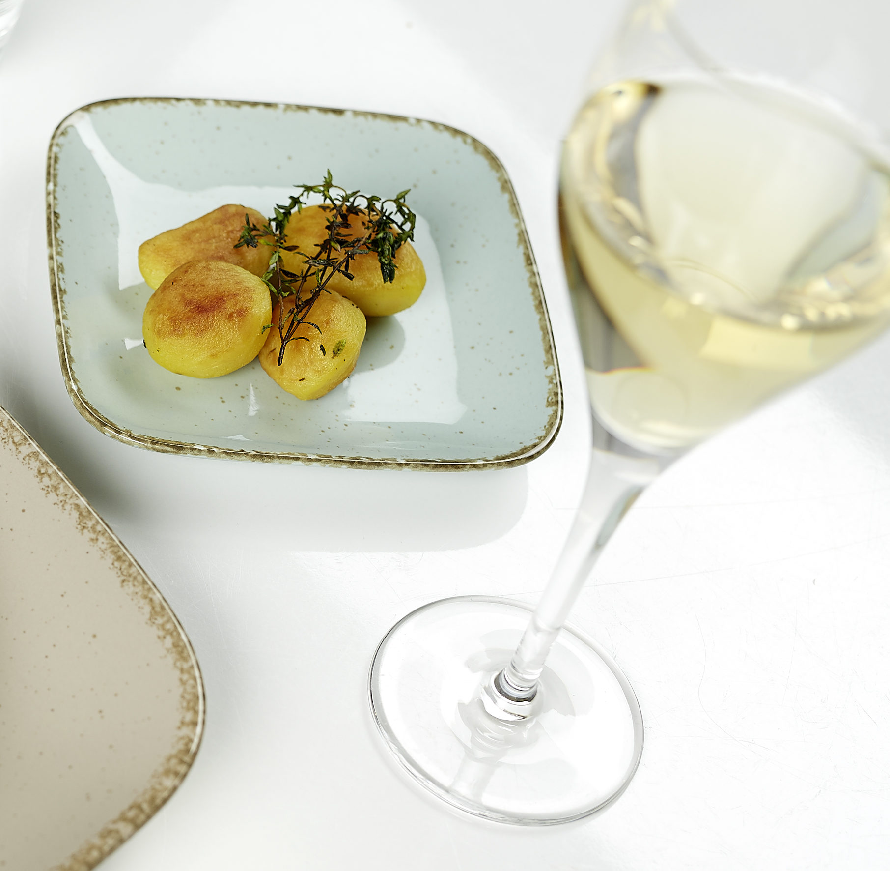 Schale Ritzenhoff & breker aus Porzellan in Blau Ritzenhoff & Breker Dipschalen Casa blaues Porzellan - 6-teilig