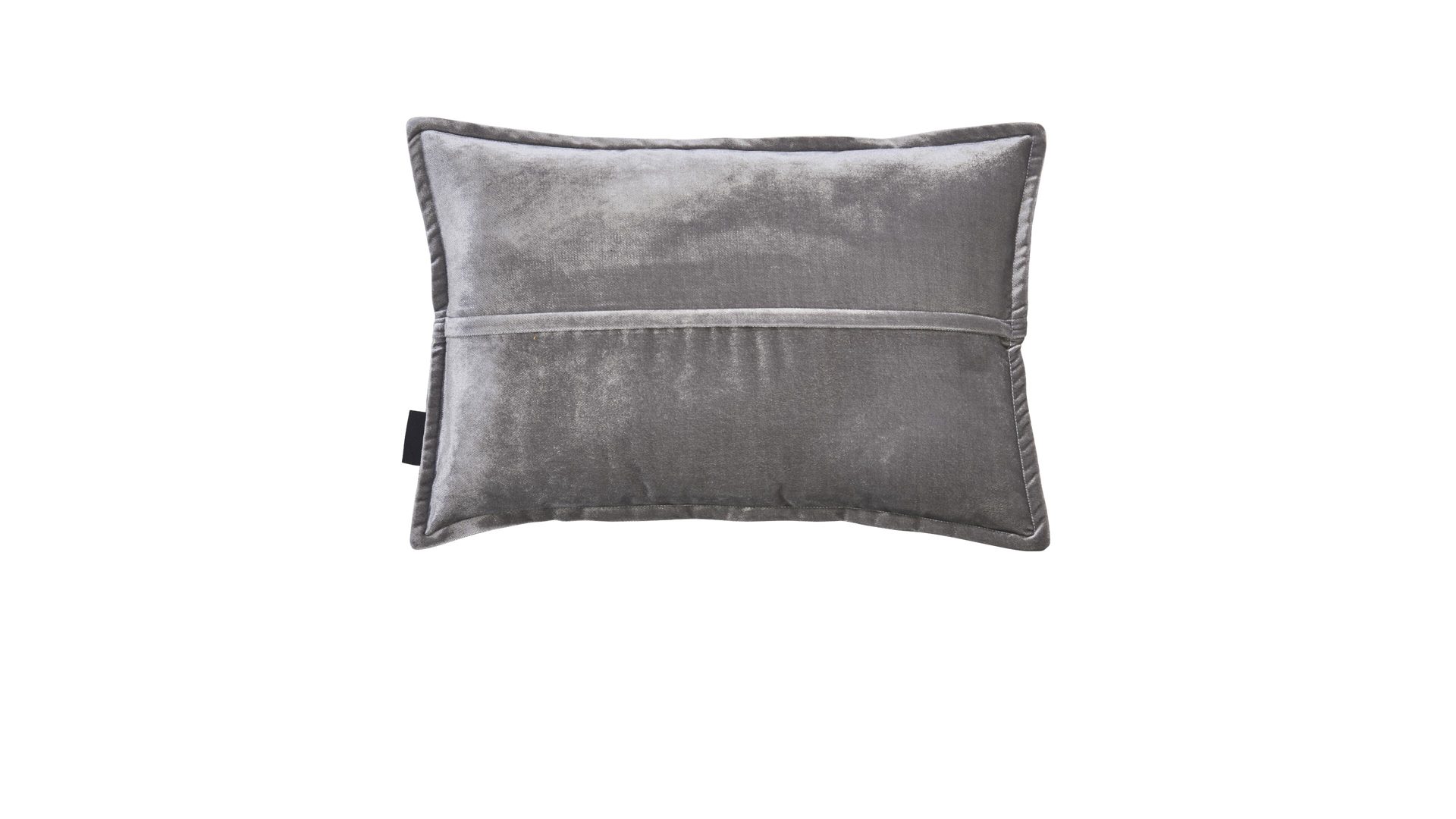 Kissenbezug /-hülle Done.® aus Stoff in Hellgrau done.® Kissenhülle Cushion Glam silberfarbener Samt – ca. 40 x 60 cm