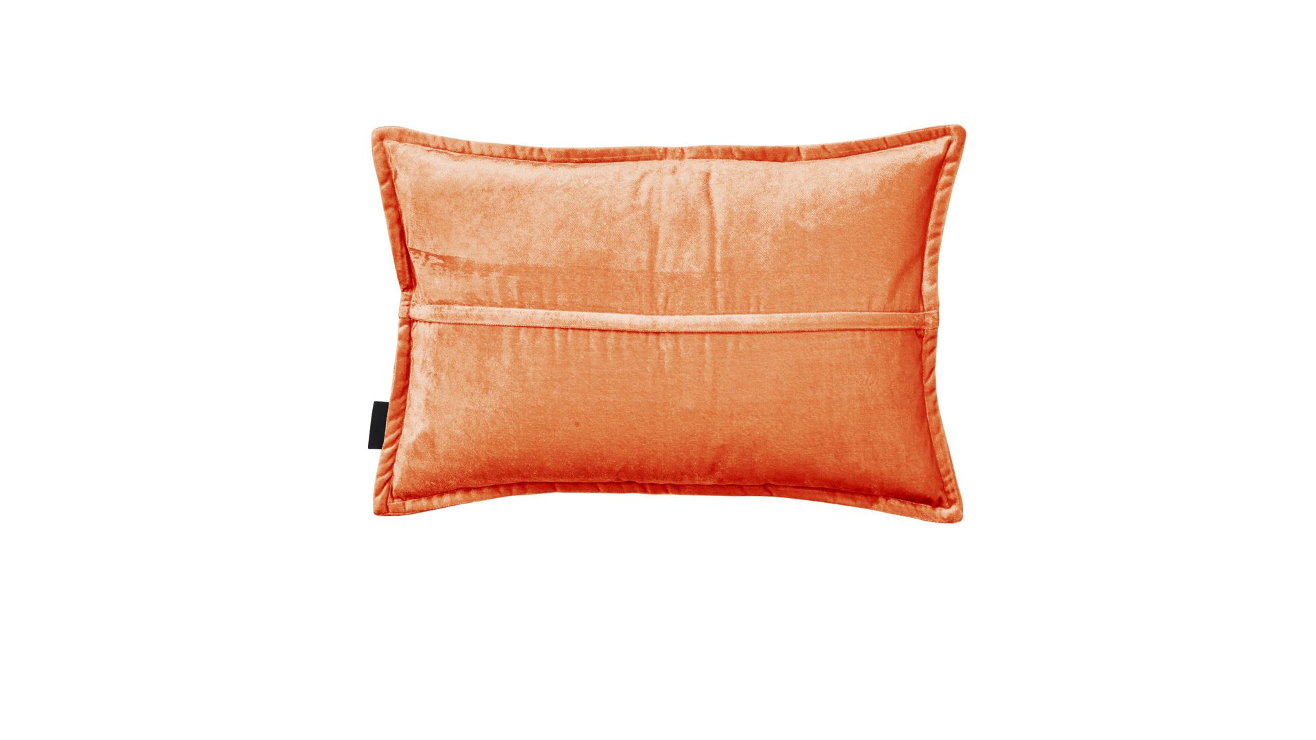 Kissenbezug /-hülle Done.® aus Stoff in Orange done.® Kissenhülle Cushion Glam korallenfarbener Samt – ca. 40 x 60 cm