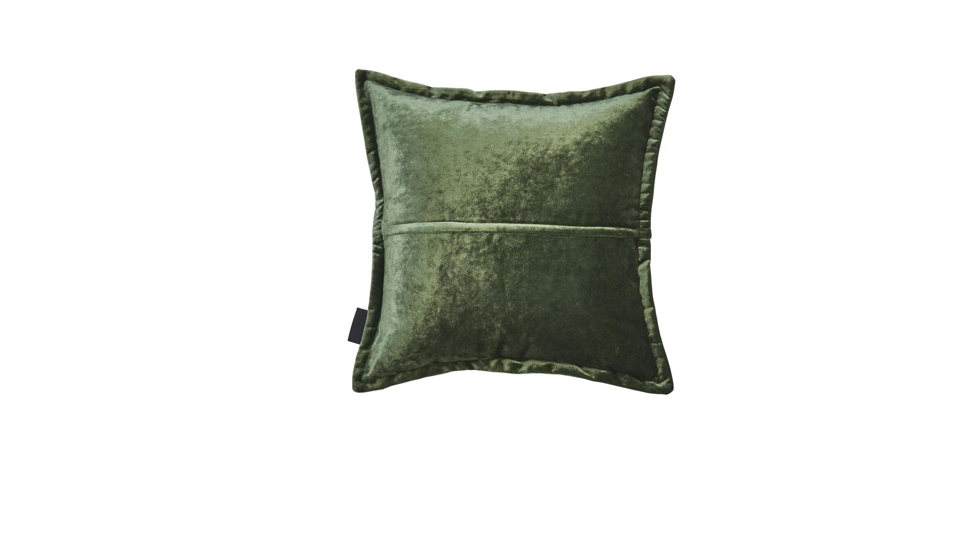 Kissenbezug /-hülle Done.® aus Stoff in Dunkelgrün done.® Kissenhülle Cushion Glam khakifarbener Samt – ca. 45 x 45 cm