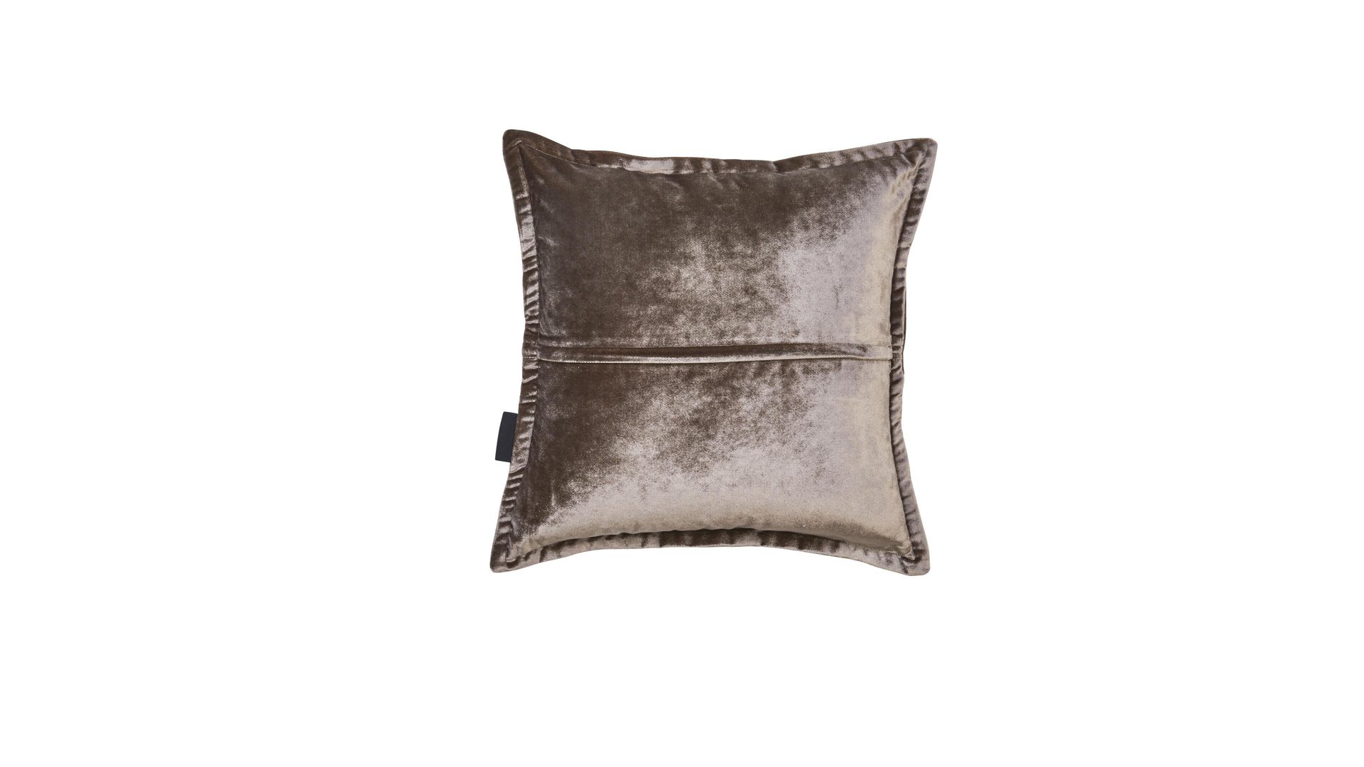 Kissenbezug /-hülle Done.® aus Stoff in Grau done.® Kissenhülle Cushion Glam taupefarbener Samt – ca. 45 x 45 cm