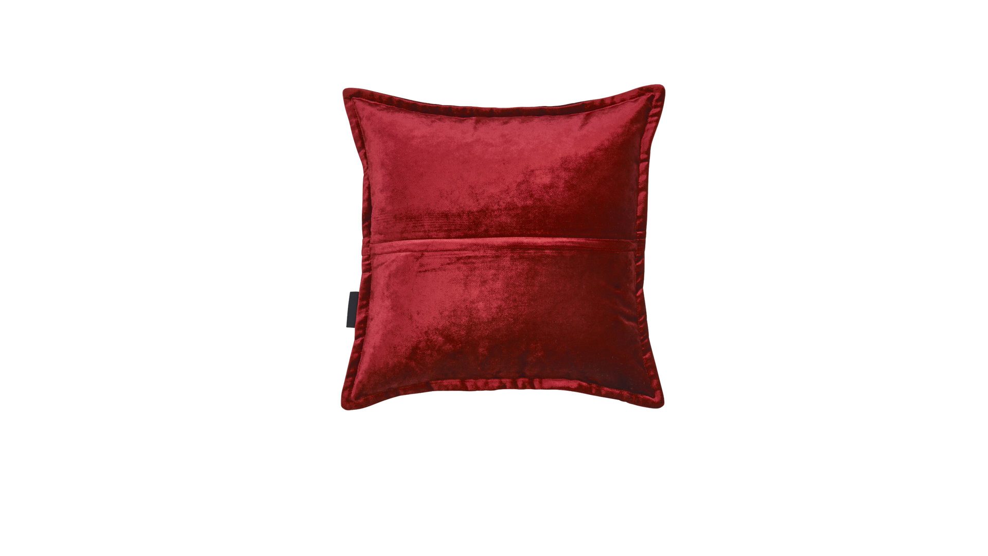 Kissenbezug /-hülle Done.® aus Stoff in Dunkelrot done.® Kissenhülle Cushion Glam roter Samt – ca. 45 x 45 cm