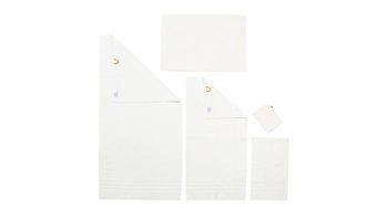 Handtuch-Set Done.® aus Stoff in Weiß done.® Handtuch-Set Daily Uni sternweiße Baumwolle – fünfteilig