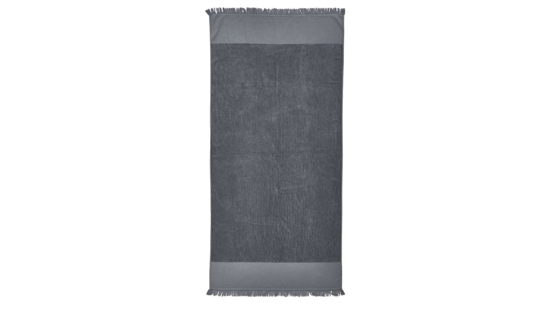 Hamamtuch Done.® aus Stoff in Grau done.® Hamamtuch Caprice anthrazitfarbene Baumwolle – ca. 95 x 180 cm
