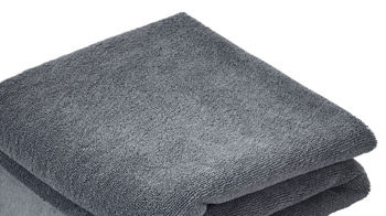 Hamamtuch Done.® aus Stoff in Grau done.® Hamamtuch Caprice anthrazitfarbene Baumwolle – ca. 95 x 180 cm